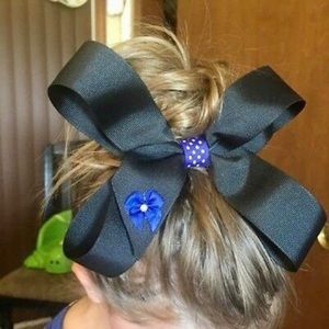 Police Hair Bow by Bellissimo Bows 🖤💙🖤